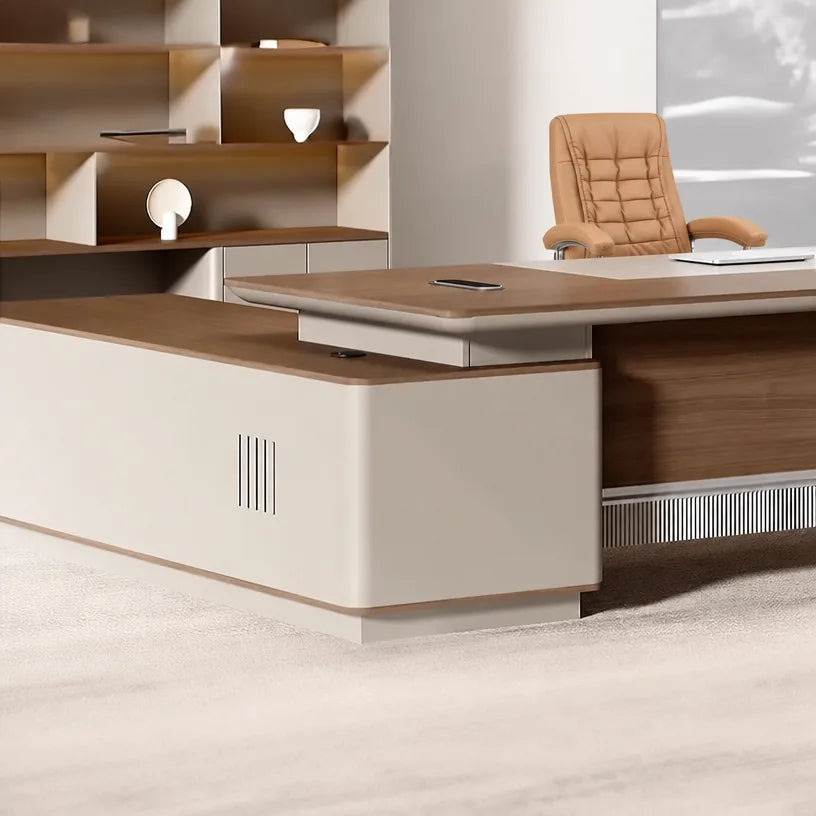 Brinton · Modern L-Shaped Executive Desk
