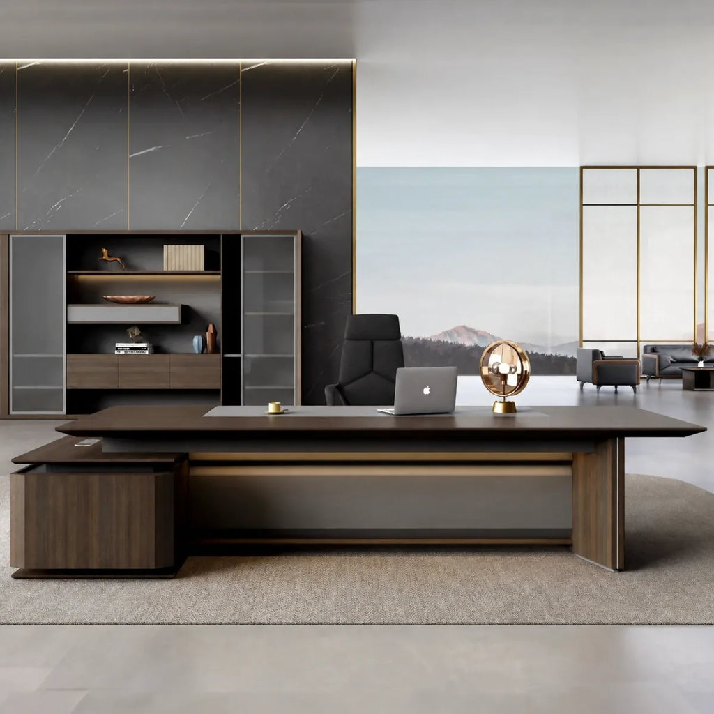 Brontë · Modern L-Shaped Executive Desk