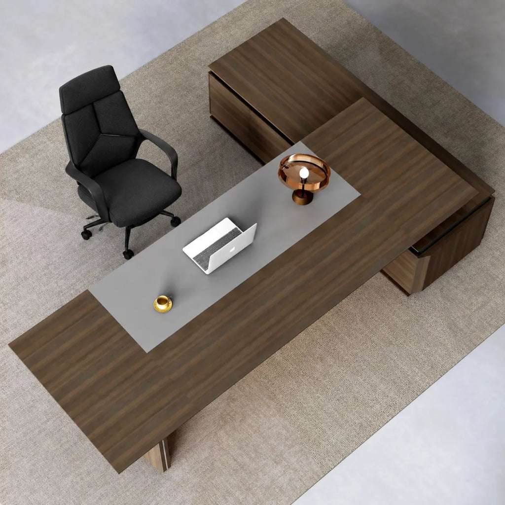Brontë · Modern L-Shaped Executive Desk