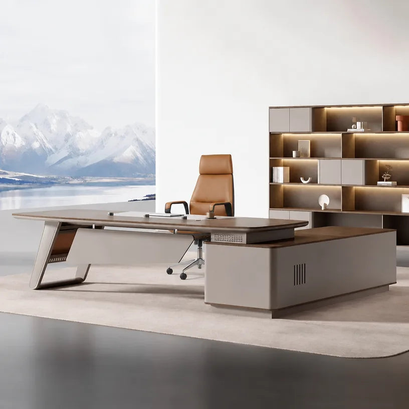 Canmore · Modern L-Shaped Executive Desk