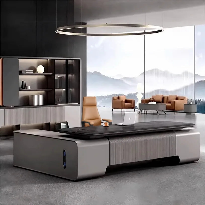 Canon · Modern L-Shaped Executive Desk