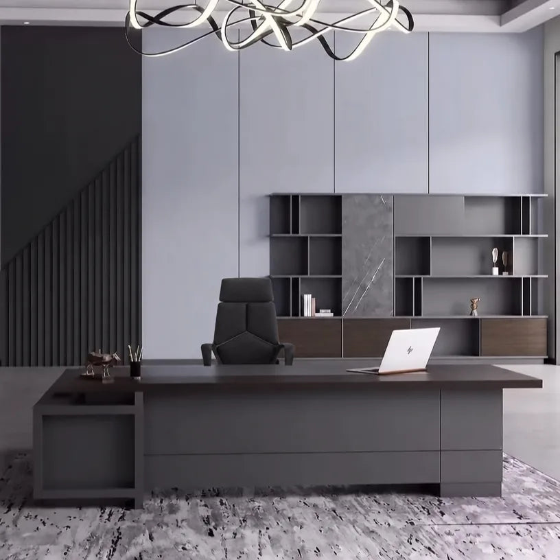 Carwin · Modern L-Shaped Executive Desk