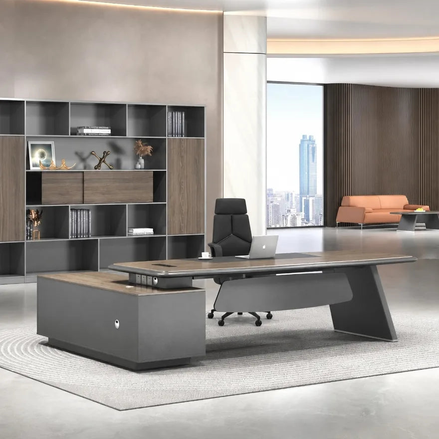 Corely · Modern L-Shaped Executive Desk