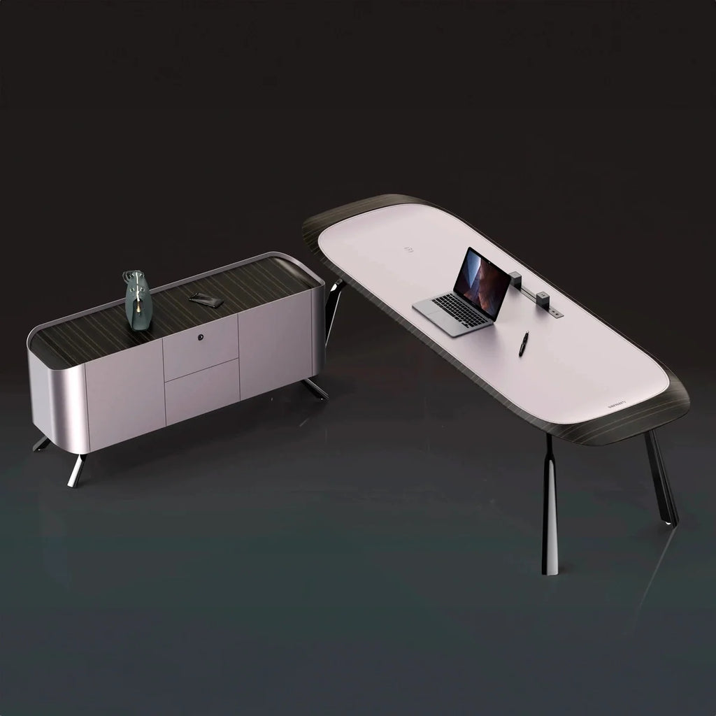 Intego · Executive Desk w/ Mobile Storage