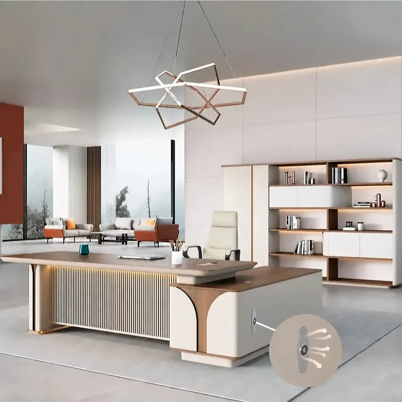 Dion · Modern L-Shaped Executive Desk