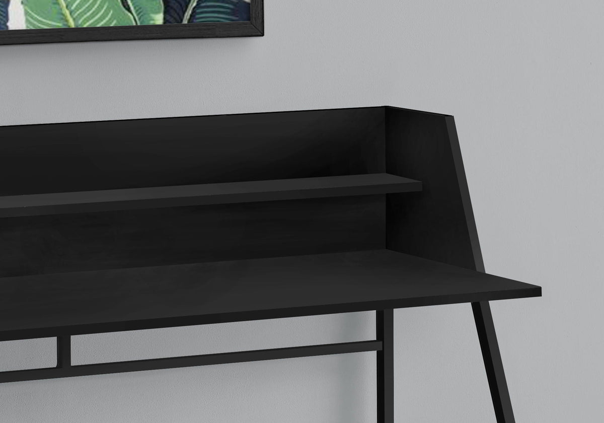 Computer Desk For Home Office Laptop, Storage Shelves, Contemporary & Modern