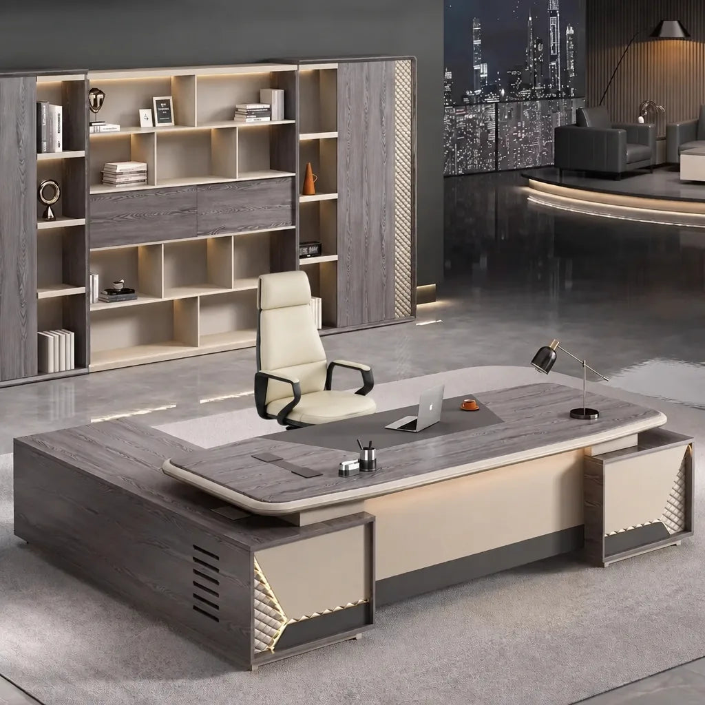 Fairwyn · Modern L-Shaped Executive Desk