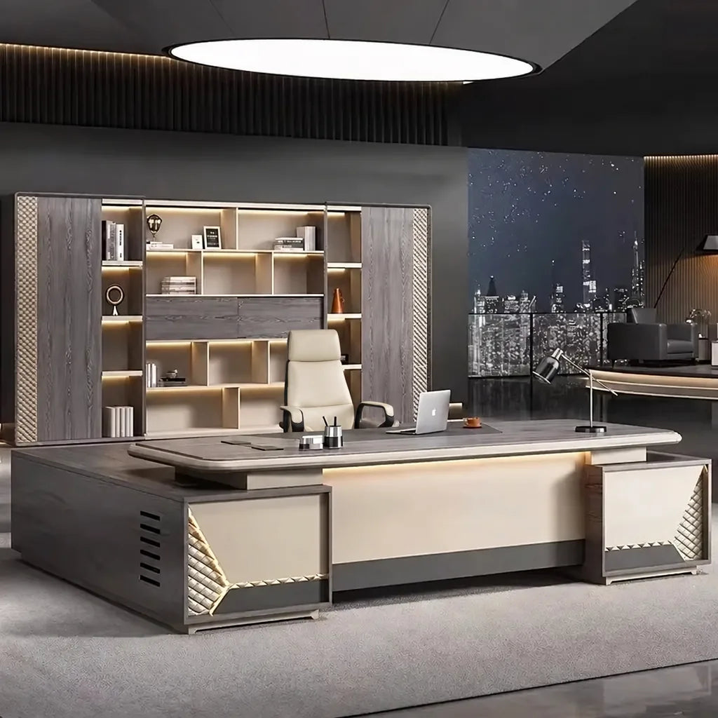 Fairwyn · Modern L-Shaped Executive Desk