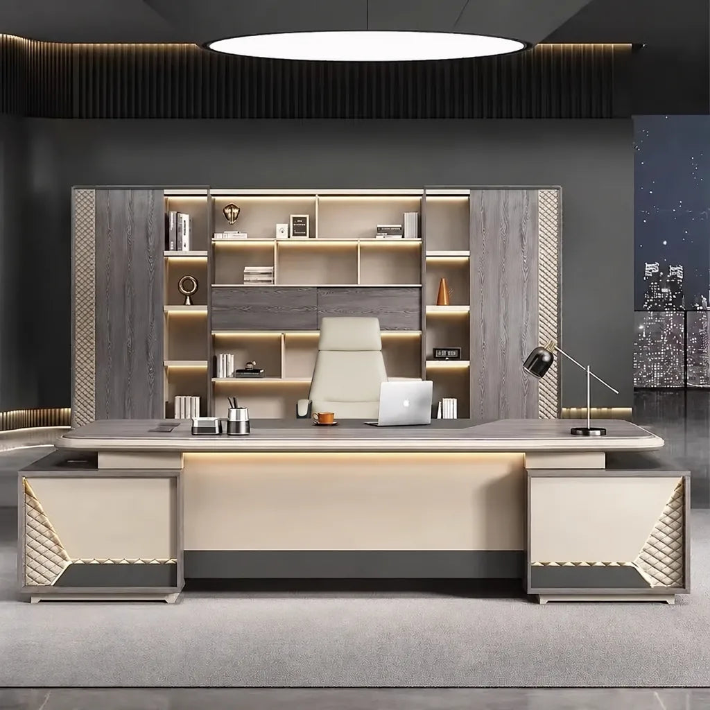 Fairwyn · Modern L-Shaped Executive Desk