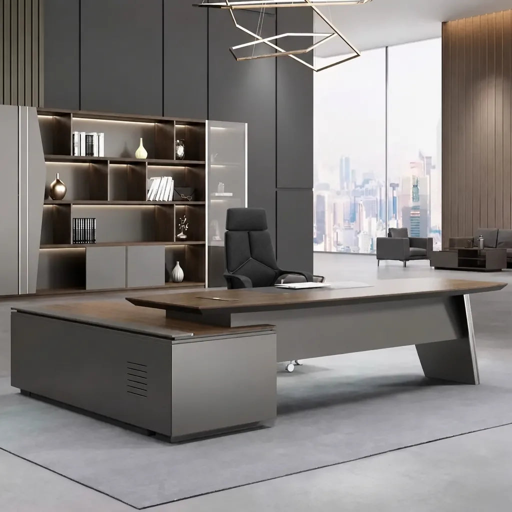 Finley · Modern L-Shaped Executive Desk