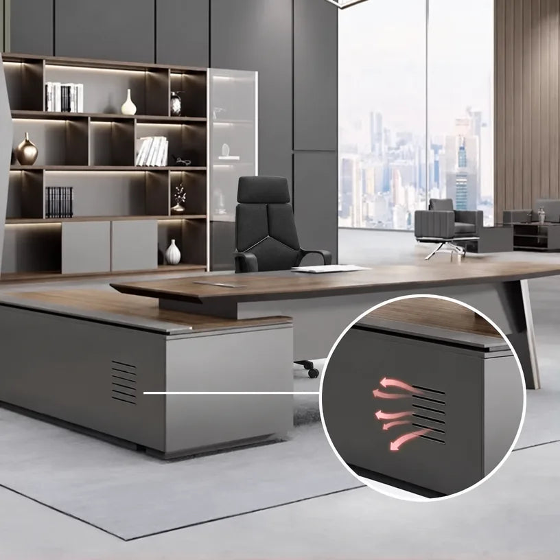 Finley · Modern L-Shaped Executive Desk
