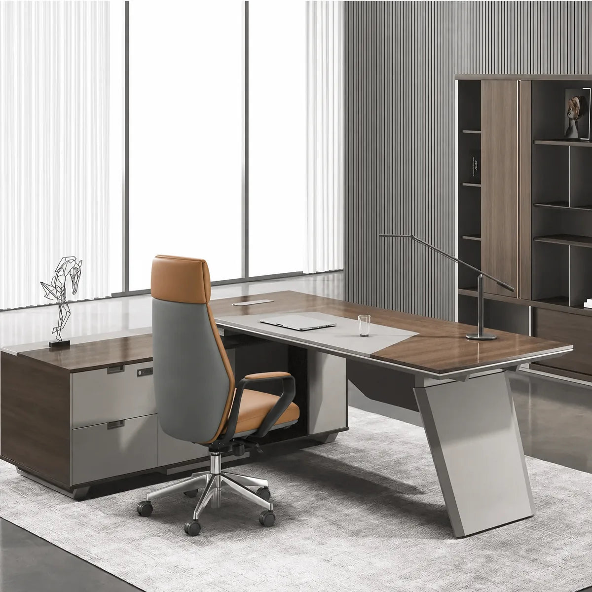 Flynn · Modern L-Shaped Executive Desk