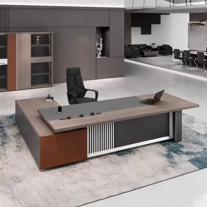 Gidley · Modern L-Shaped Executive Desk