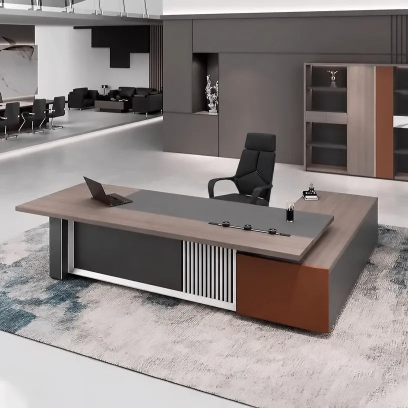 Gidley · Modern L-Shaped Executive Desk