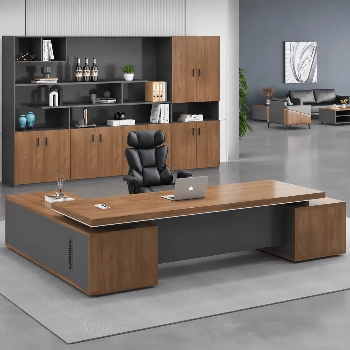 Hewson · Modern L-Shaped Executive Desk