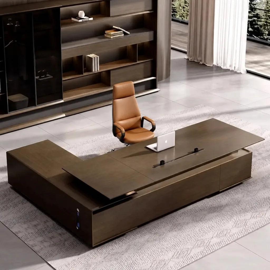 Hiley · Modern L-Shaped Executive Desk