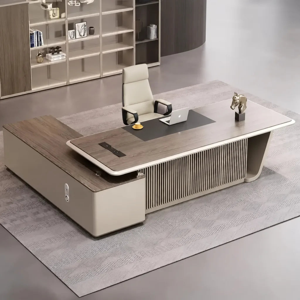 Mantell · Modern L-Shaped Executive Desk