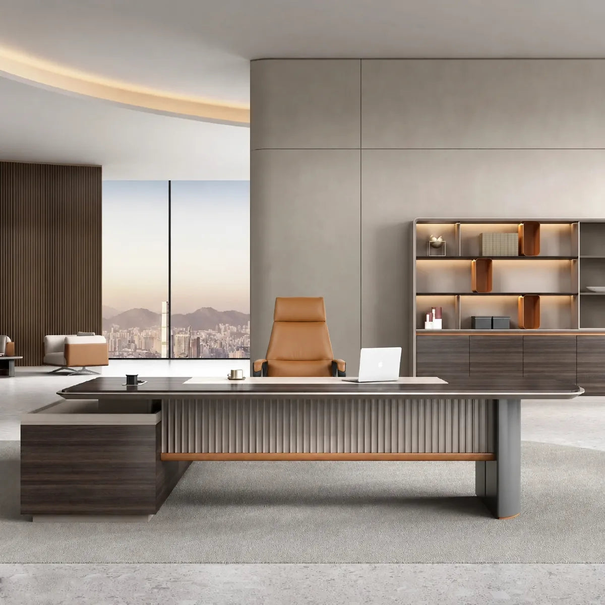 Pendrith · Modern L-Shaped Executive Desk
