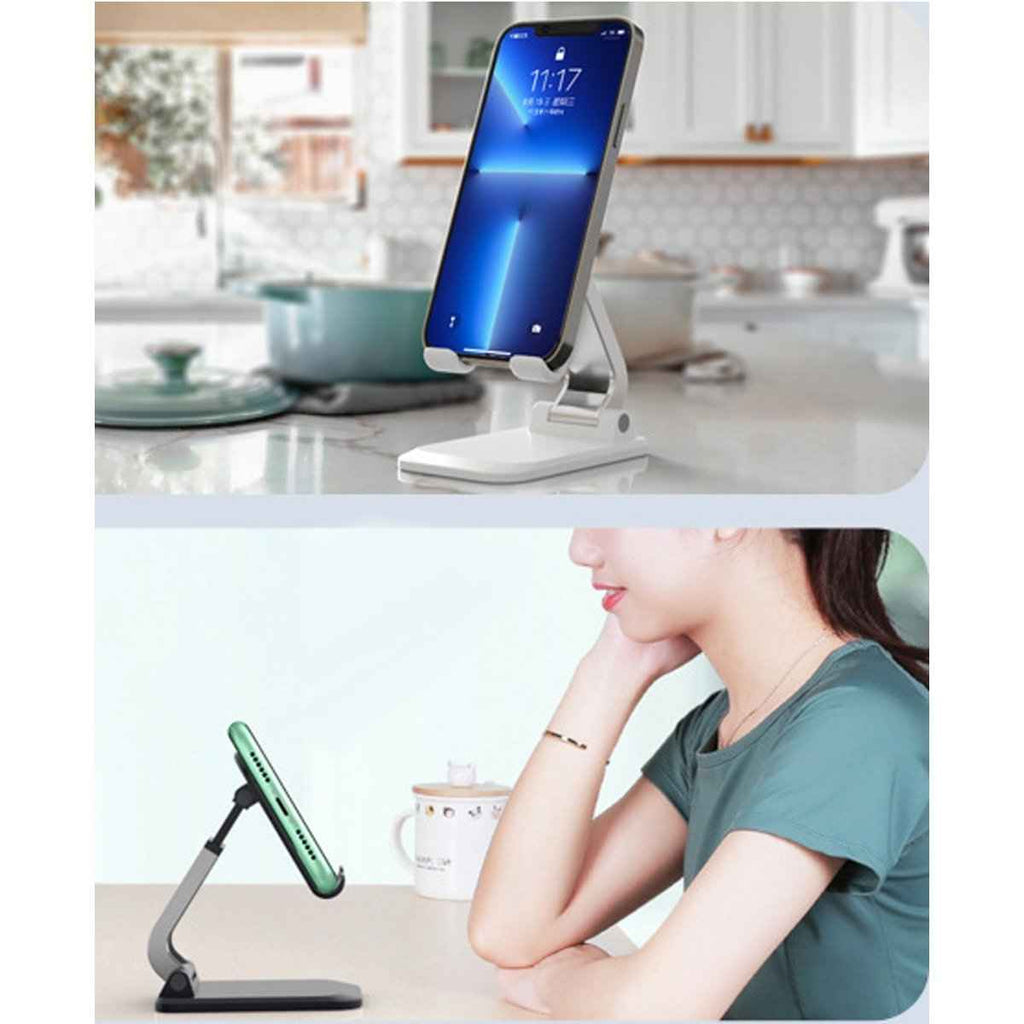 Portable Q7 Phone Holder – Adjustable Stand for Desk or Table