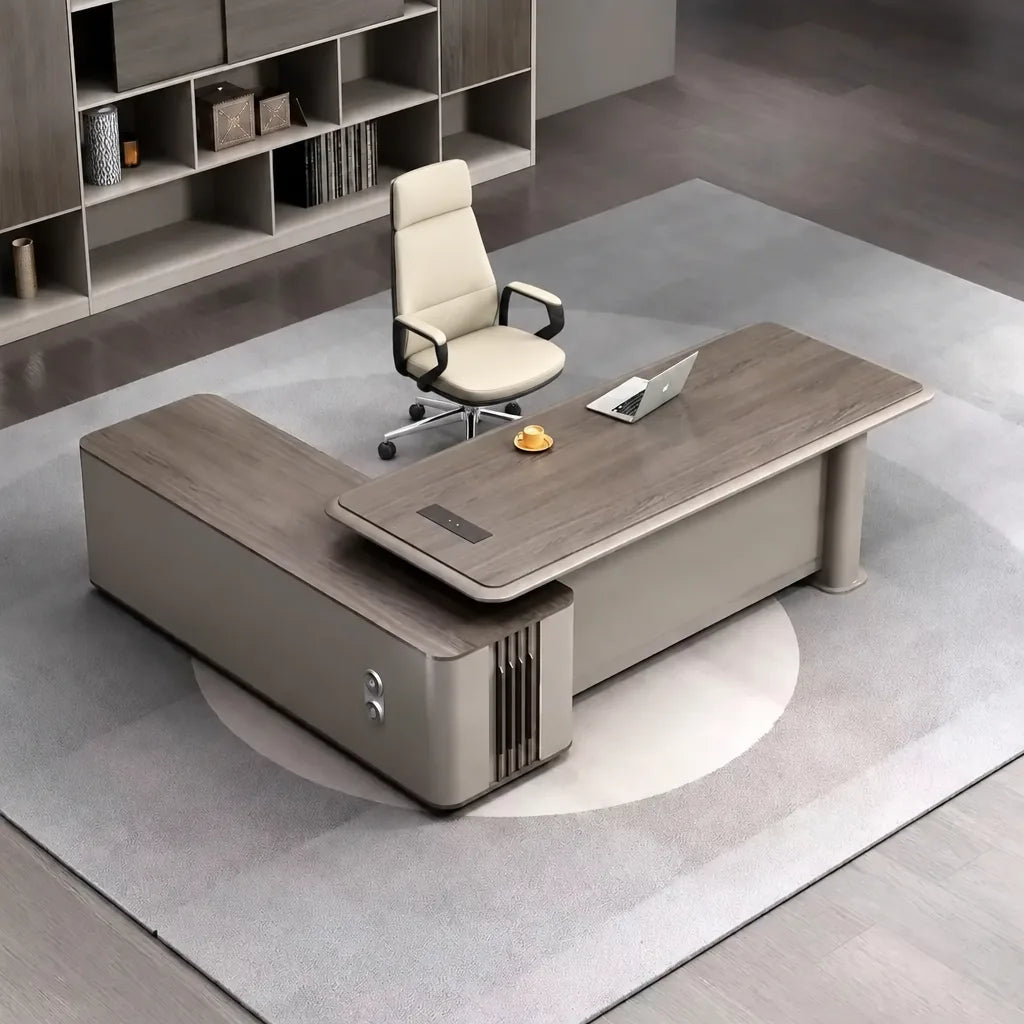 Teller · Modern L-Shaped Executive Desk