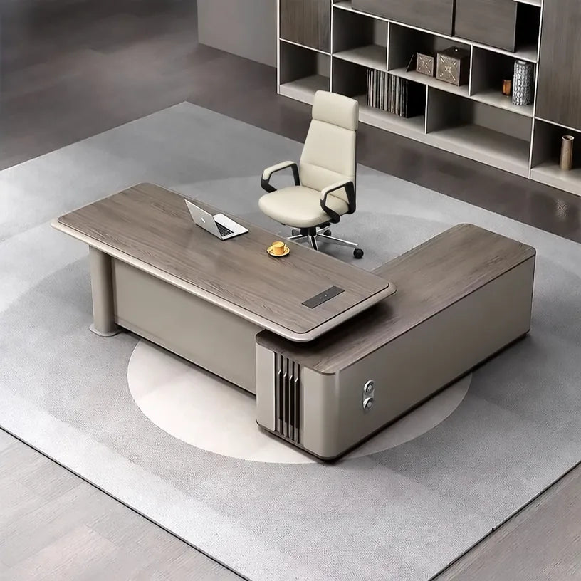Teller · Modern L-Shaped Executive Desk