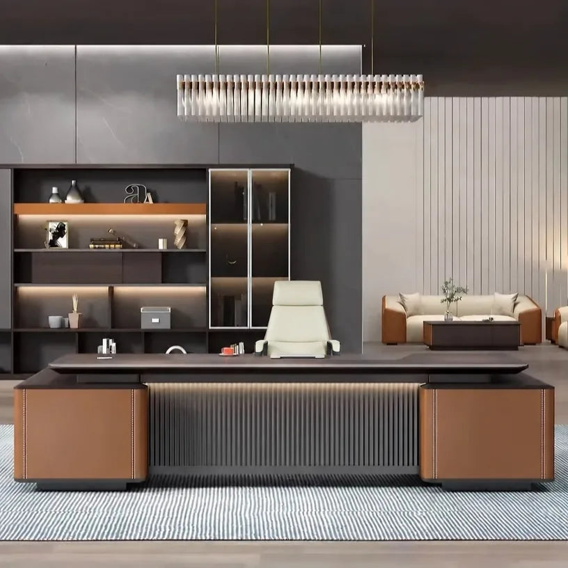 Wilcroft · Modern L-Shaped Executive Desk